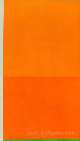 Bright Orange with Green