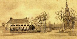 Vicarage and Church at Etten