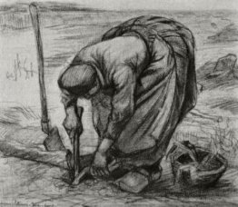 Peasant Woman, Planting Beets