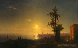 Night at the Rodos island