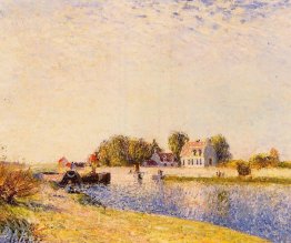 The Dam on the Loing Barges