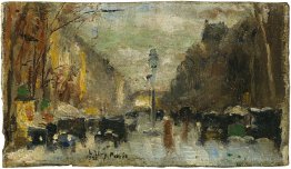 Boulevard in Paris
