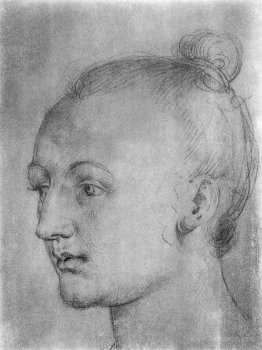 Studies on a great "picture of Mary" Head of a Young Girl
