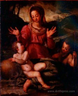 Madonna and Child with St. John the Baptist
