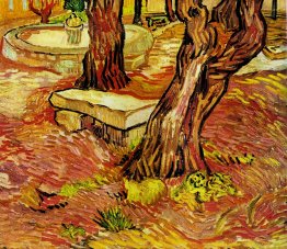 The Stone Bench in the Garden at Saint-Paul Hospital