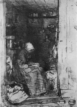 Old Woman with Rags