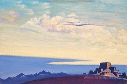 Tibet. Evening.