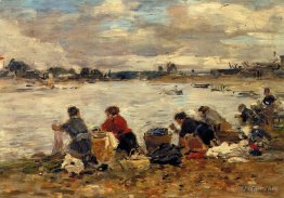 Laundresses on the Banks of the Touques