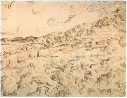 Mountain Landscape Seen across the Walls
