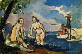 Bathers and Fisherman with a Line