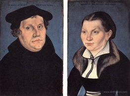 Diptych with the Portraits of Martin Luther and his Wife
