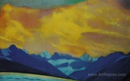 Sunset over Malana