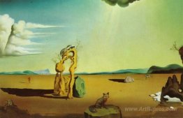 Nude in the Desert Landscape