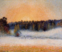 Setting Sun and Fog, Eragny