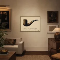 The treachery of images (This is not a pipe) — Art Collector Home