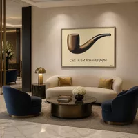 The treachery of images (This is not a pipe) — Boutique Hotel