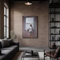 Figure at a Window — Modern Loft