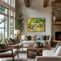 First Steps (after Millet) — Lake House