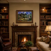 Houses with Thatched Roofs, Cordeville  — Classic Library