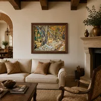 Large Plane Trees — Italian Villa