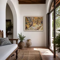 Large Plane Trees — Mediterranean House