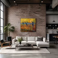 Pollard Willows and Setting Sun — Modern Loft