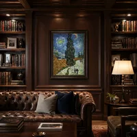 Road with Cypresses — Classic Library