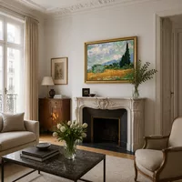 Wheatfield with cypress tree — Paris Apartment