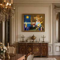 Picture XVI,  The Great Gate of Kiev. Stage set for Mussorgsky's — Chateau Dining Room