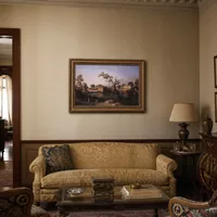View of a River, Perhaps in Padua — Historic Mansion