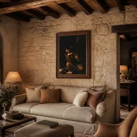 Saint Francis in Meditation — Italian Villa