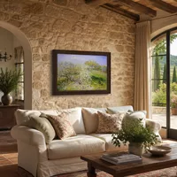 Apple Trees in Bloom — Italian Villa