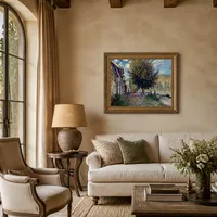 Banks of the Seine at Lavacourt — Italian Villa