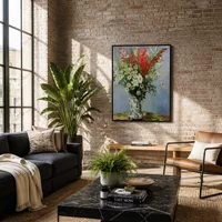 Bouquet of Gadiolas, Lilies and Dasies — Modern Loft