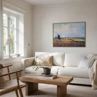 Fields of Flowers and Windmills near Leiden — Scandinavian House