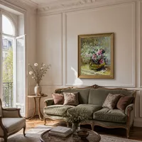 Flowers in a Pot — Paris Apartment