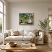 In The Woods At Giverny Blanche Hoschede  — Scandinavian House