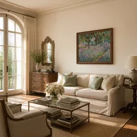 Irises in Monet's Garden — Paris Apartment