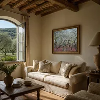 Orchard in Bloom — Italian Villa