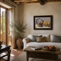 Still Life with Melon — Italian Villa