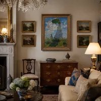 The Promenade, Woman with a Parasol — Art Collector Home