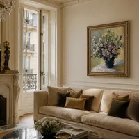 Vase of Flowers — Paris Apartment
