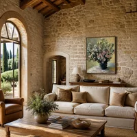 Vase of Flowers — Italian Villa
