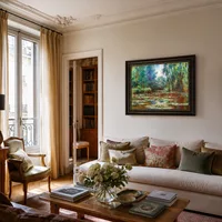 Water Lily Pond and Bridge — Paris Apartment