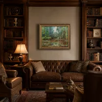 Water Lily Pond and Bridge — Classic Library