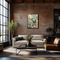 White Azaleas in a Pot — Modern Loft
