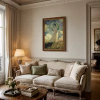 Woman with a Parasol (also known as Study of a Figure Outdoors ( — Paris Apartment