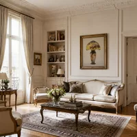Hibiscus Lamp — Paris Apartment