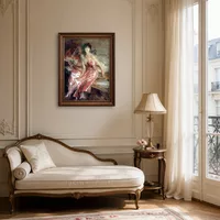 Lady in Rose — Paris Apartment