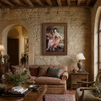 Lady in Rose — Italian Villa